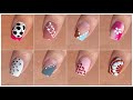 Simple and Easy nail art designs without tools || Safety pin hacks