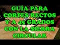 Guia para cortes a 90 y 45 con la sierra circular - Circular Saw CrossCut & miter Jig Guia para cortes a 90 y 45 con la sierra circular - Circular Saw CrossCut & miter Jig