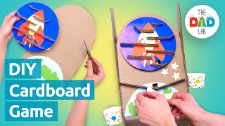 how to make marble arcade rocket game with cardboard