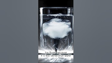 Why Does Ice Float on Water? | Ultra 3D Science Explained#DidYouKnow #AmazingFacts #3DAnimation