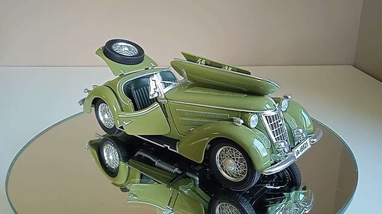WANDERER W25K ROADSTER 1936 car_models1.18 - YouTube