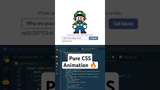 Famous Make Mario's brother Smile CAPTCHA CSS Animation Profile