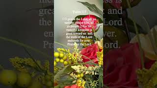 Bible Verse - Psalm(117) KJV, #Jesus #Bibleshorts #Bibleverse,#faith,#today