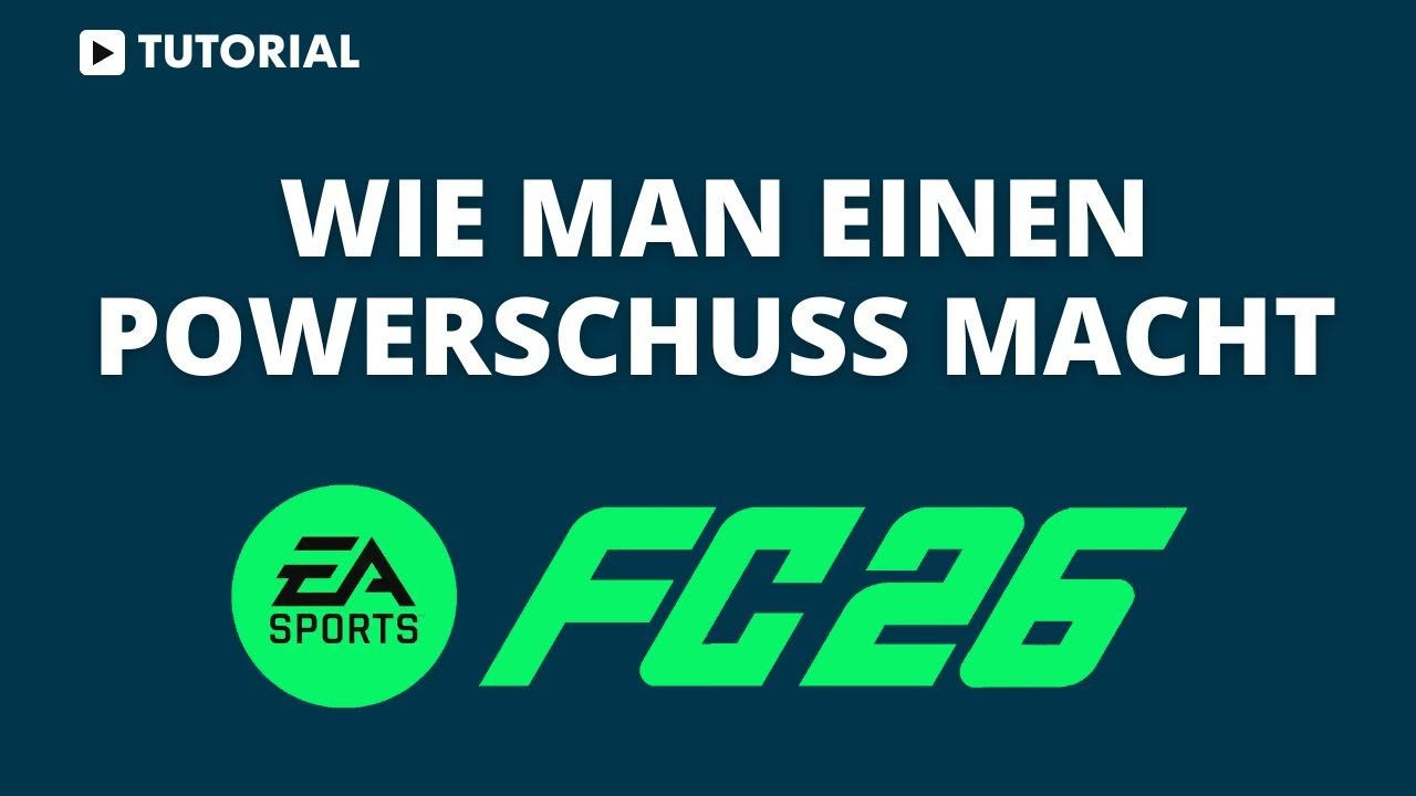 Wie man einen powerschuss in fc 26 macht