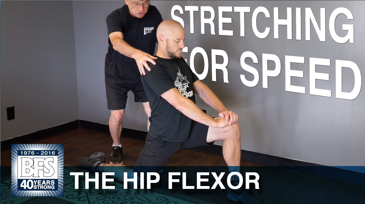 BFS Stretching For Speed, Hip Flexor Flexibility Exercises YouTube