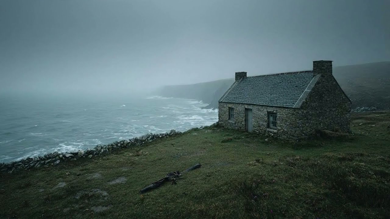 Tranquil Fog-Bound Sanctuary ☁️ Medieval Ambient Music (1 Hour)