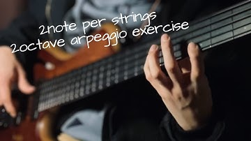 2Note Per Strings 2Octave Arpeggio Exercise