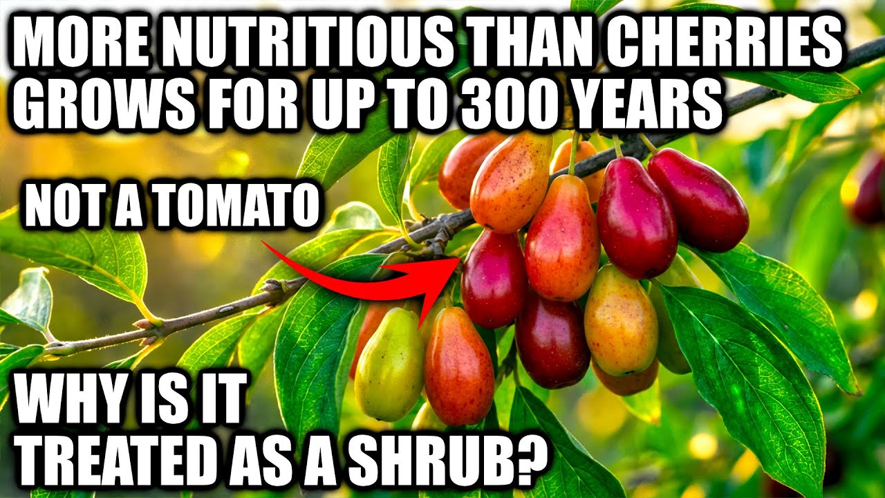 One Tree Feeds You For A Lifetime. No Pests. Better Than Tart Cherries. But It's Treated As a Shrub?