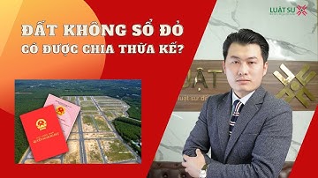 Đất không sổ đỏ có được lập di chúc chia thừa kế?