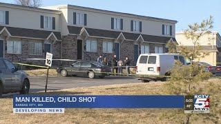 1 dead, child injured after double shooting in KC