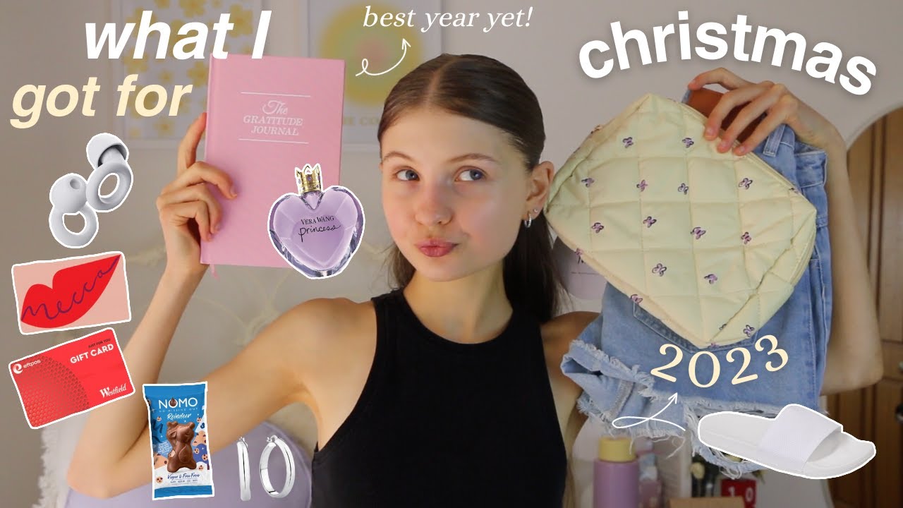 WHAT I GOT FOR CHRISTMAS 2023: huge haul, trendy gifts, vouchers, Princess Polly, Loop, Mecca... 💝🎄