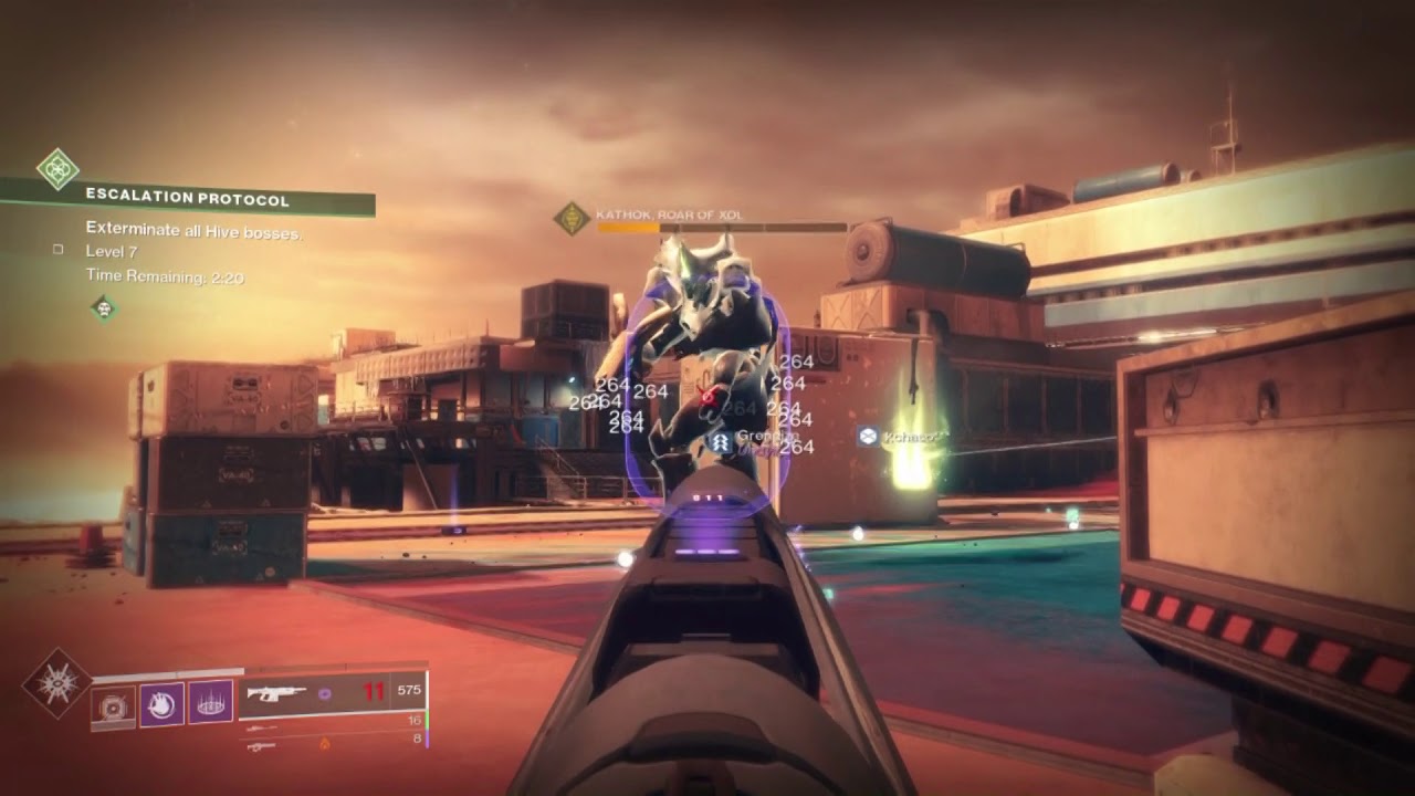Destiny 2 Escalation Protocol Level 7 1080P - YouTube