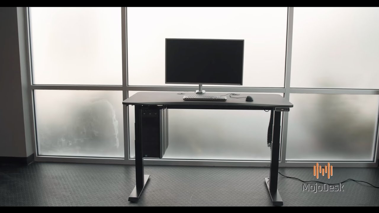 MojoDome - Standing Desk + Adjustable Acoustic Panels - MojoDesk