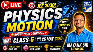 jee main /advance class 9 physics : Motion class- 4( 26 may 2026 )