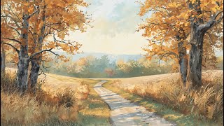 gentle guitar meditation music | the sounds of fall | golden pathway