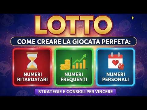 Video Gioco del Lotto?Come creare la giocata perfetta: Ritardatari, Frequenti e Numeri Personali ?