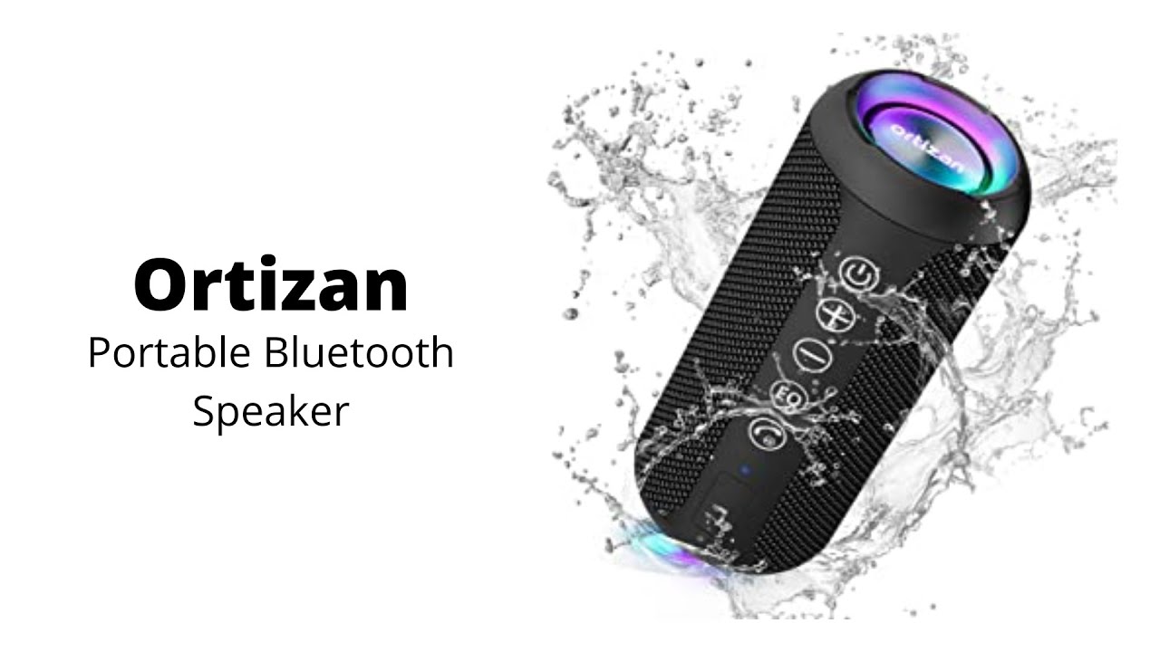 Ortizan | Portable Bluetooth Speaker, IPX7 Waterproof Wireless Speaker ...