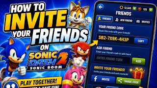 How to Invite Your Friends on Sonic Dash 2: Sonic Boom TUTORIAL Guide  screenshot 1