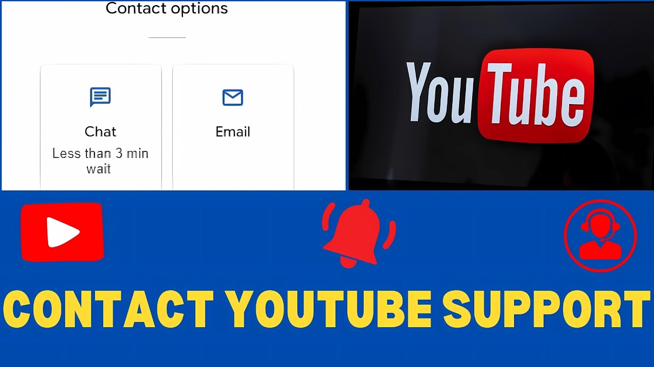 How to contact youtube customer support 2024 | Sigle click chat support ...