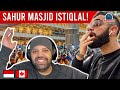 Masjid Istiqlal Before Sahur❗️🇮🇩 - They give me FREE Food! - Ramadan vlog | MR Halal Reaction