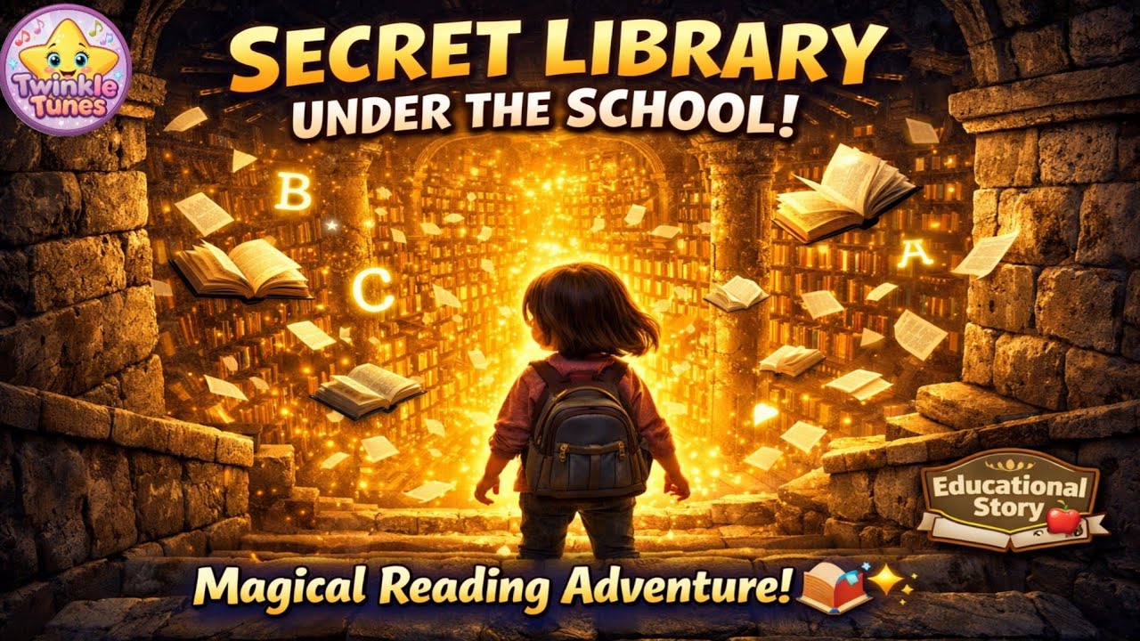 Secret Library Under the School! 📚 Magical Reading Adventure ...