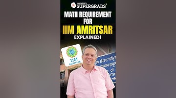 Why is Math Mandatory in IIM Amritsar