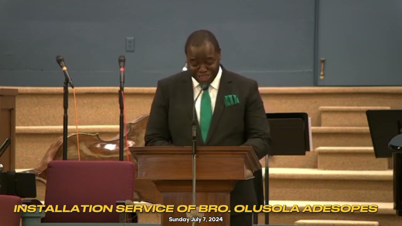 Bro. Olusola Adesope Installed As New Superintendent General Of The Apostolic Faith Church.