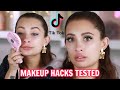 TRYING TIKTOK MAKEUP HACKS