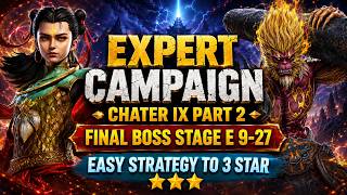 Expert Campaign Boss Stage E9-27 - Easy Strategy to 3 Star & Mechanics Explained | Watcher Of Realms