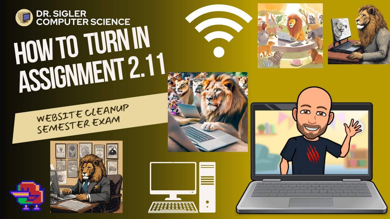 How to do Assignment 2.11 Website Cleanup Semester Exam