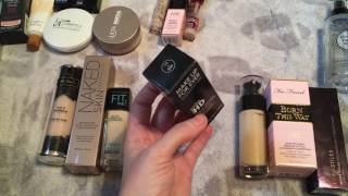 2016 Decluttering Video! Primers, BB Creams, Foundations, and Etc.