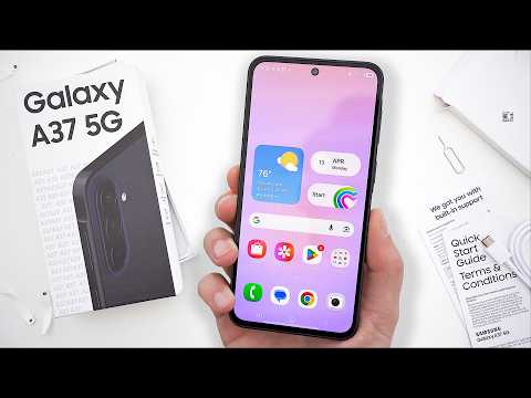 Samsung Galaxy A37 5g Unboxing, Hands-on & Everything You Need To Know! (awesome Charcoal)