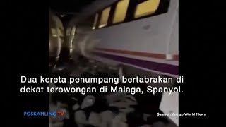 HARI INI TELAH TERJADI KECELAKAAN KERETA API BESAR DI SPANYOL