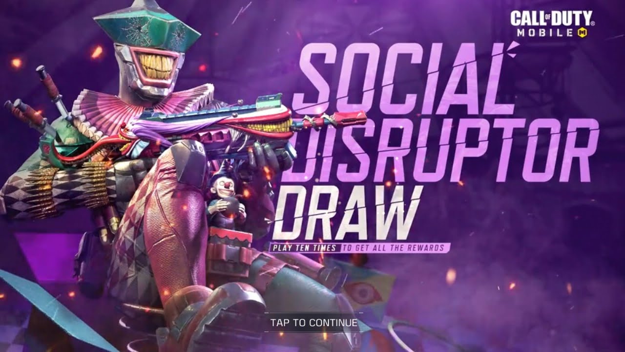 *New* Social disruptor draw cod mobile | icr 1 forced laughter cod mobile