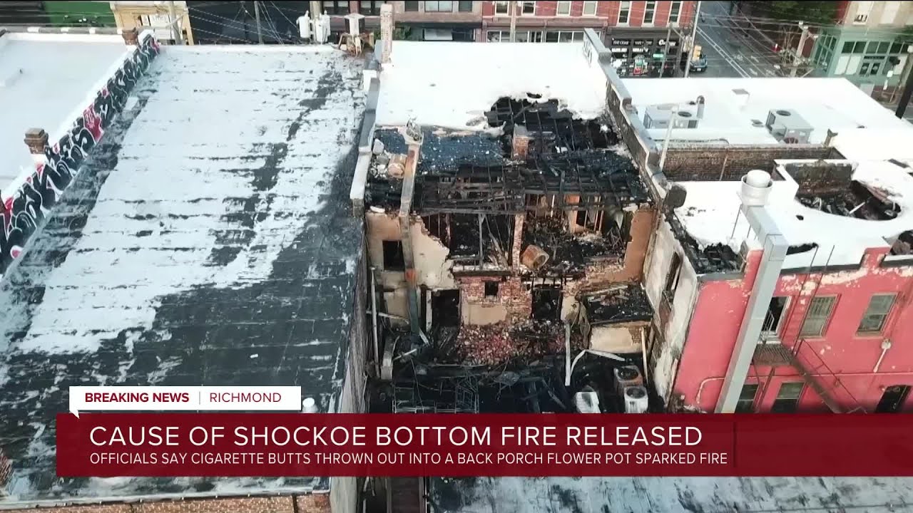 Discarded cigarette butts caused massive Shockoe Bottom fire, city says
