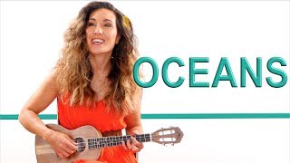 Video thumbnail of "Oceans - Hillsong Ukulele Fingerpicking Tutorial and Play Along"
