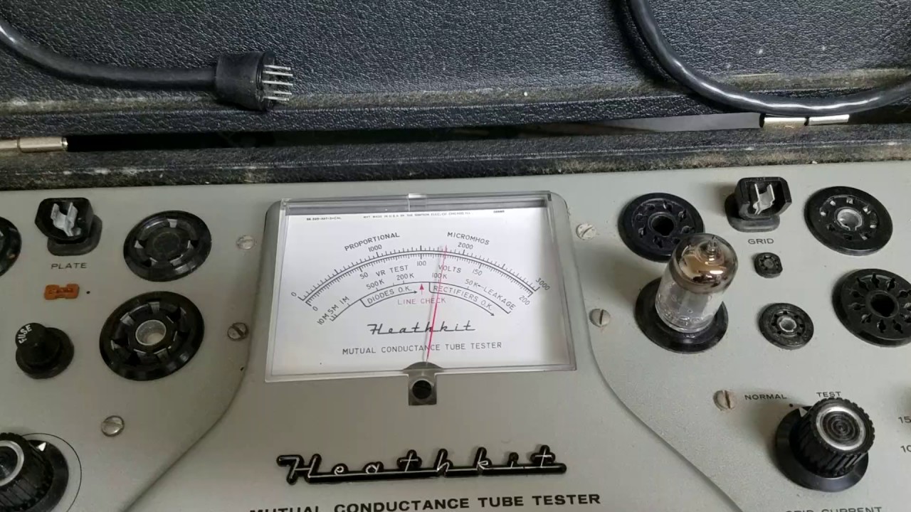 Heathkit TT1 Tube Tester YouTube