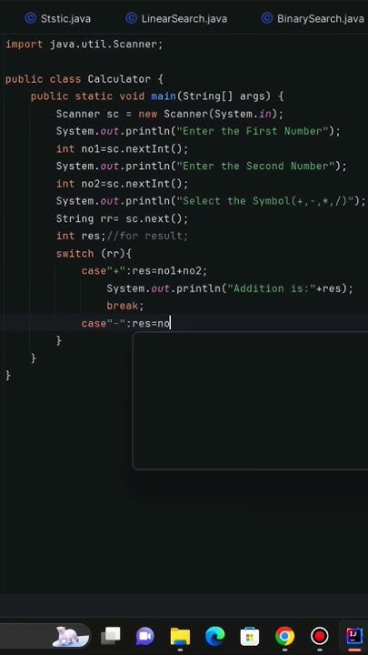 Java Program to Make a Simple Calculator Using switch...case🔥🎯 - YouTube