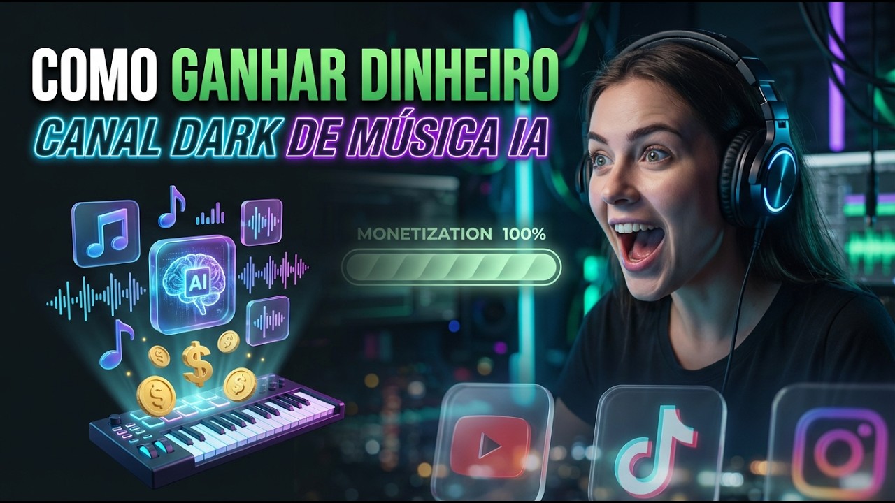 O Novo Hype: Canal Dark de Música Criada por IA