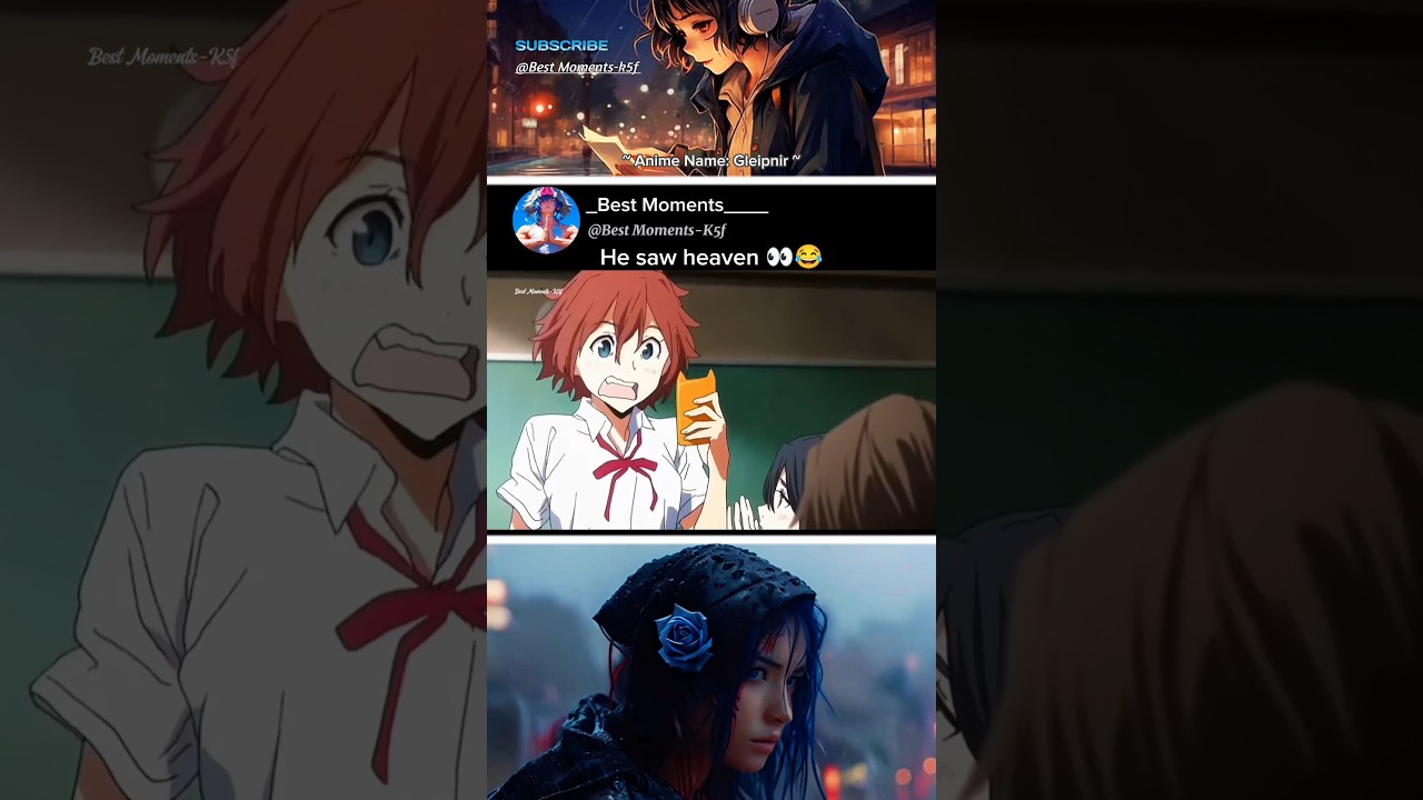 He saw heaven 👀😂