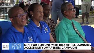 MINISTRY FOR PERSONS WITH DISABILITIES LAUNCHES ACCESSIBILITY AWARENESS CAMPAIGN
