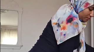 Transparent Floor Cleaning In Sheer Dress Front View Sofias Sheer Dress Tryon