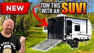 Small & LIGHT Weight for BIG Adventures! 2026 Modern Buggy Hopper 2 Toy Hauler Travel Trailer