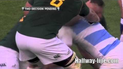 Pablo Matera Alleged Eye Gouge On Francois Louw