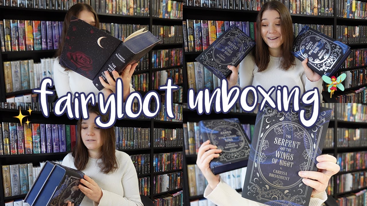Fairyloot Unboxing 🧚 Crowns of Nyaxia by Carissa Broadbent special editions (Nightborn Duet)
