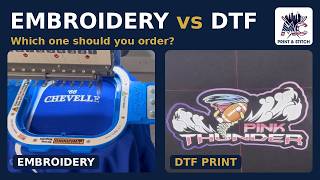 Embroidery vs DTF Printing: Which Should You Order | MC Print & Stitch