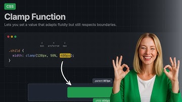 CSS clamp function visualized!