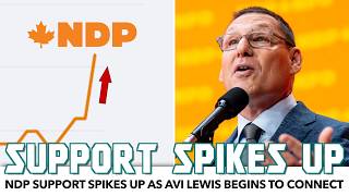 NDP Support Spikes Up As Avi Lewis Begins To Connect