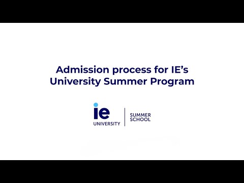 How to apply to IE University's Summer Program