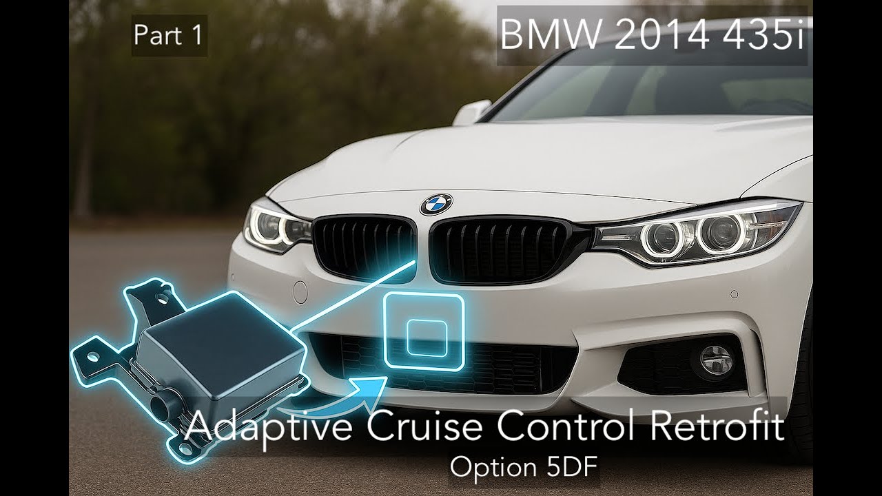 BMW F32 Adaptive Cruise Control (ACC) Retrofit Option 5DF - PART 1 (Hardware Install)